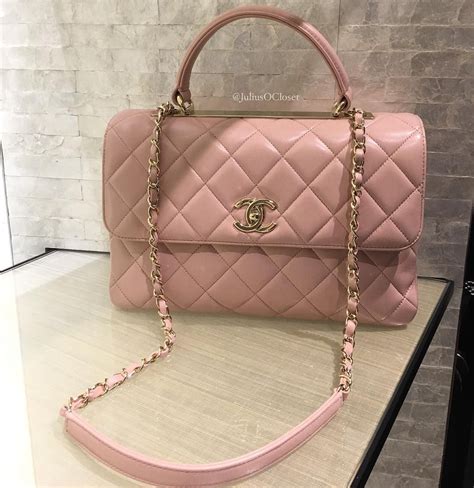 pink leather chanel bag|pink chanel bag price.